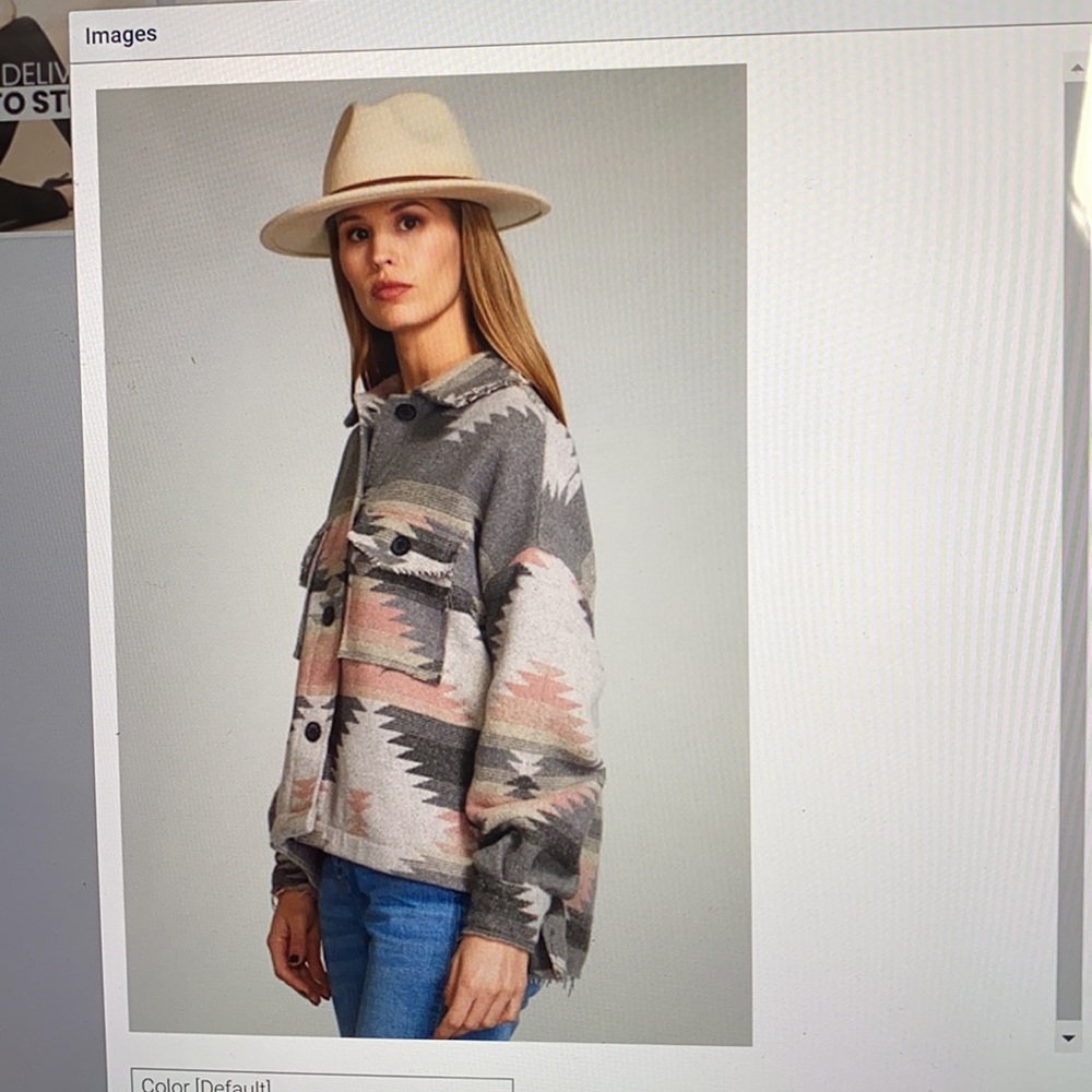 Pink Aztec Jacket - Picture 3 of 16
